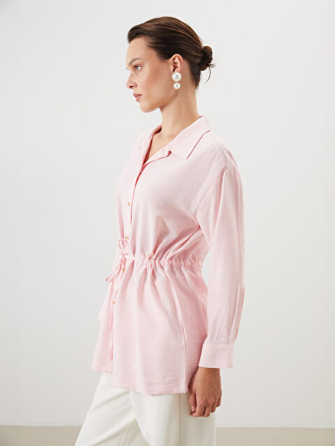 LCW Modest Bağcıklı Kadın Gömlek Tunik - S5RO18Z8-FSA