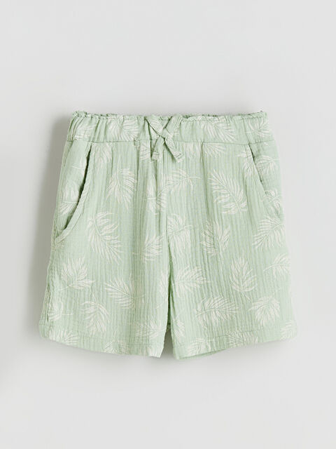 LCW Kids Ελαστική Μέση Μουσελίνα Σορτς για Κορίτσια