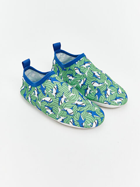 LCW STEPS Baskılı Erkek Bebek Deniz Ayakkabısı - S5RO97Z1-LRR