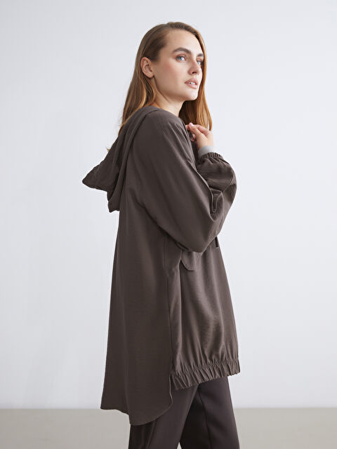 LCWAIKIKI Classic Kapüşonlu Kadın Ceket - S5RP80Z8-JLD