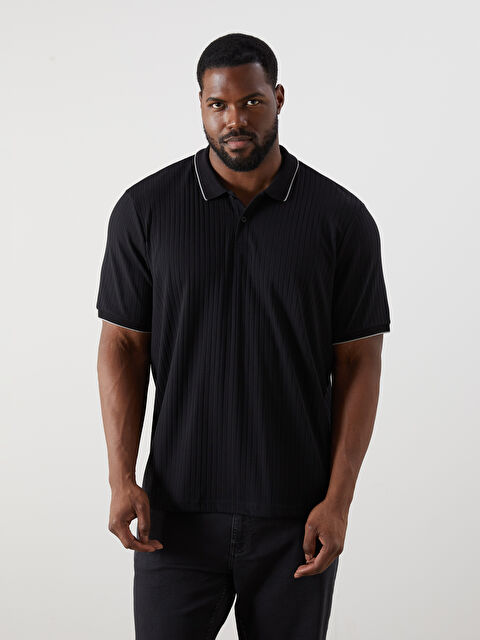 LCW Vision Büyük Beden Polo Yaka Erkek Tişört - S5RQ08Z8-CVL