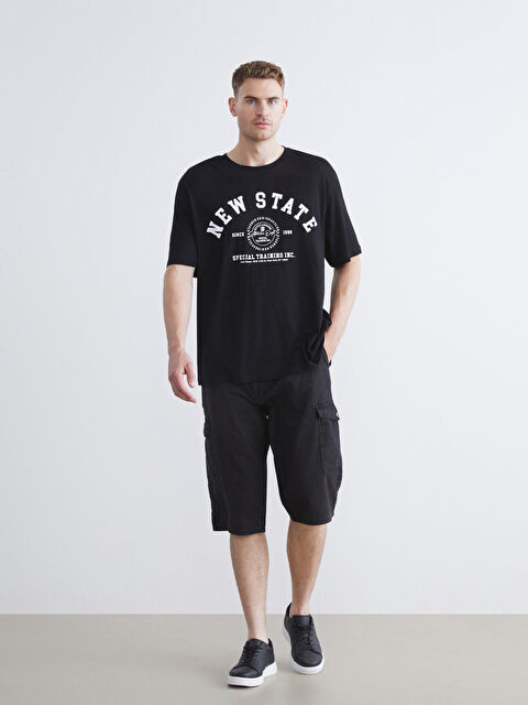 LCW Jeans Büyük Beden Standart Kalıp Erkek Jean Şort - S5RR07Z8-M0U