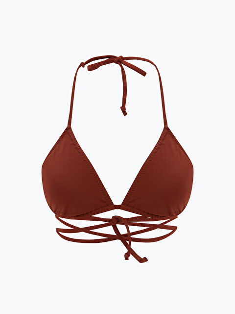 LCW DREAM Düz Boyundan Bağlama Detaylı Kadın Bikini Üst - S5RS10Z8-CXL