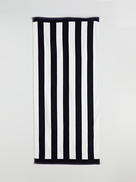 LCW HOME Çizgili Erkek Plaj Havlusu 70x150 cm