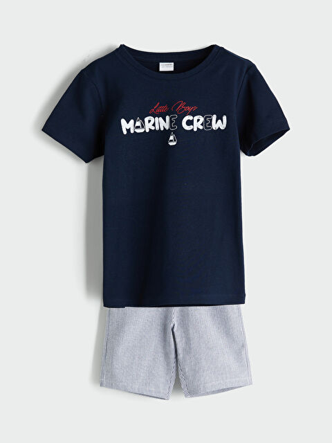 LCW Kids Baskılı Erkek Çocuk Pijama Takım - S5RS50Z1-JC7