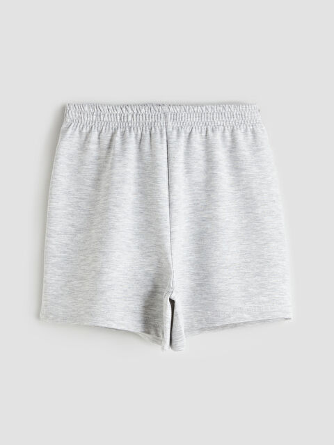 LCW Kids Basic Beli Lastikli Kız Çocuk Şort - S5RS54Z4-CT3