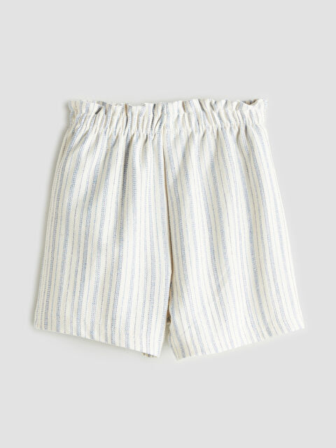 LCW Kids Beli Lastikli Kız Çocuk Şort - S5RS63Z1-LEN