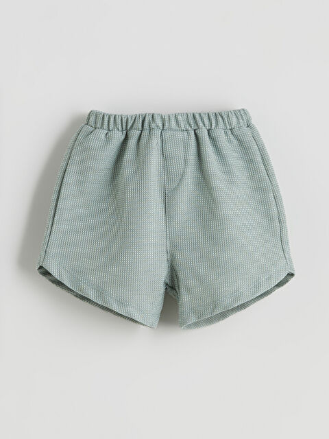 LCW baby Beli Lastikli Erkek Bebek Şort - S5RT35Z1-8T1