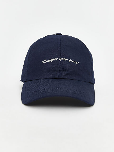 LCW ACCESSORIES Yazı Nakışlı Erkek Kep Şapka - S5RT69Z8-CRP