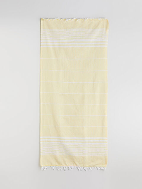 LCW ACCESSORIES Çizgi Desenli Kadın Plaj Havlusu 90x150 cm - S5RT92Z8-LU9