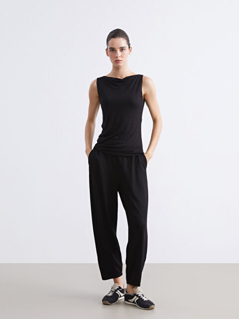 Natuvera Beli Lastikli Kadın Eşofman Altı - S5RY13Z8-UP7