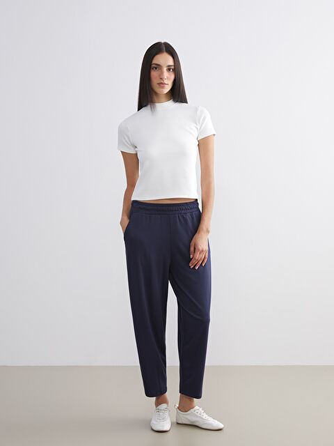 Natuvera Beli Lastikli Kadın Eşofman Altı - S5RY13Z8-ZZU