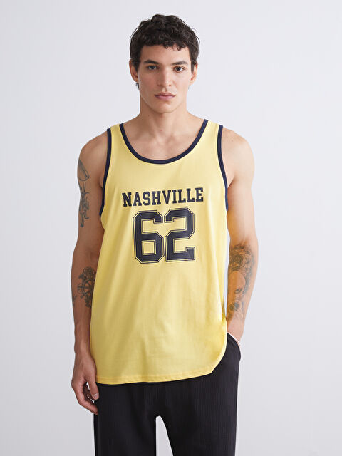 XSIDE Bisiklet Yaka Erkek Kolsuz Tişört - S5RY33Z8-FQS