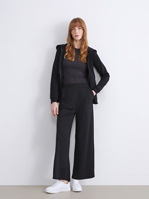 LCWAIKIKI Basic Beli Lastikli Kadın Pantolon - S5RY90Z8-CVL