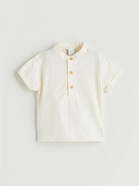 LCW baby Hakim Yaka Erkek Bebek Gömlek