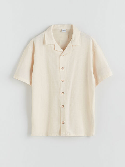 LCW Kids Basic Kısa Kollu Erkek Çocuk Gömlek - S5S027Z4-J1F