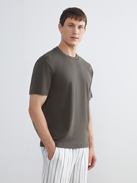 LCW Vision Bisiklet Yaka Erkek Tişört - S5S122Z8-HEJ