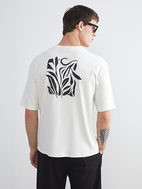 LCW Vision Bisiklet Yaka Baskılı Penye Erkek Tişört - S5S127Z8-FES