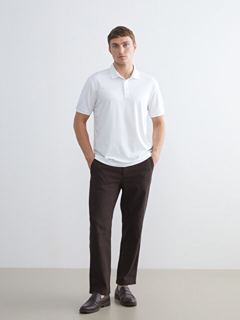 LCW Vision Standart Kalıp Keten Görünümlü Erkek Pantolon - S5S173Z8-8HG