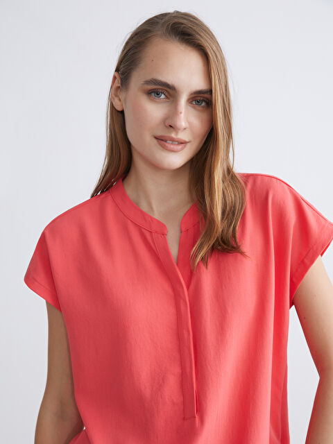 LCWAIKIKI Classic Kaçık Yaka Bluz - S5S174Z8-H1B