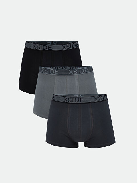 LC WAIKIKI Standart Kalıp Pamuklu Esnek Erkek Boxer 3'lü - S5S257Z8-CVL