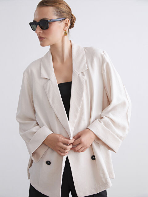 LCWAIKIKI Classic Dokulu Kadın Ceket - S5S271Z8-K5P