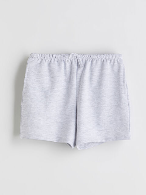 LCW Kids Basic Beli Lastikli Kız Çocuk Şort - S5S329Z4-CT3