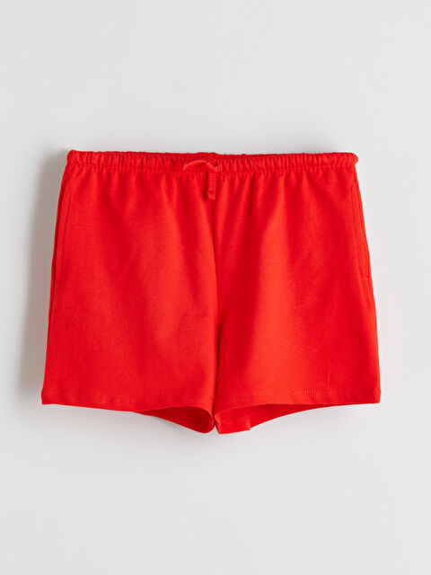 LCW Kids Basic Beli Lastikli Kız Çocuk Şort - S5S329Z4-HBH