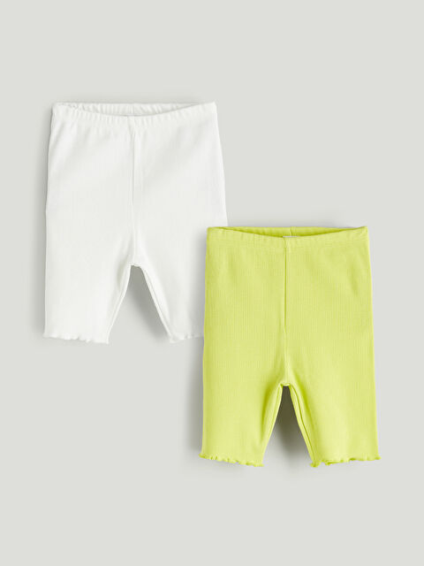 LCW baby Beli Lastikli Basic Kız Bebek Tayt 2'li - S5S331Z1-FVK