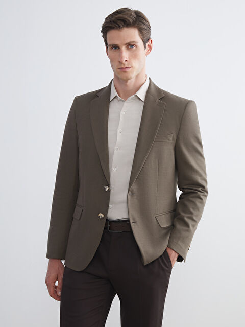 LCW BUSINESS Dar Kalıp Erkek Blazer Ceket - S5S354Z8-YH2
