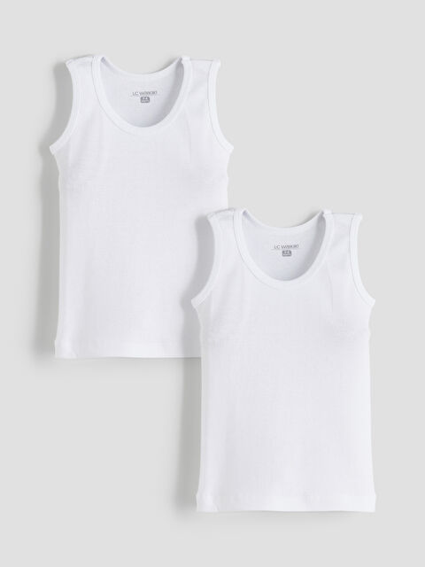 LCW Kids Basic Erkek Çocuk Atlet 2'li - S5S381Z1-Q6K