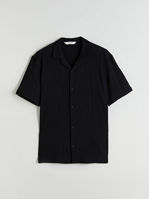 LCW Vision Regular Fit Resort Yaka Kısa Kollu Erkek Gömlek - S5S436Z8-CVL