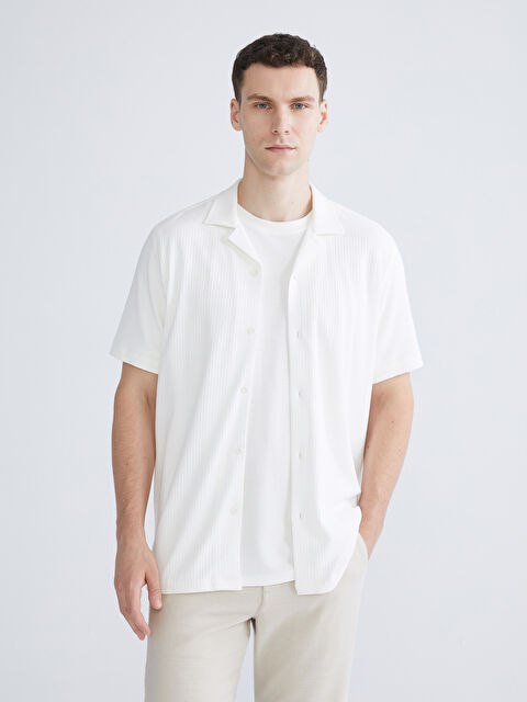 SOUTHBLUE Regular Fit Resort Yaka Erkek Gömlek - S5S442Z8-R9J