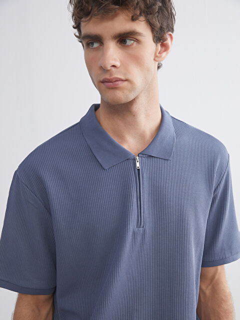 LCW Vision Polo Yaka Penye Erkek Tişört - S5S455Z8-YW2