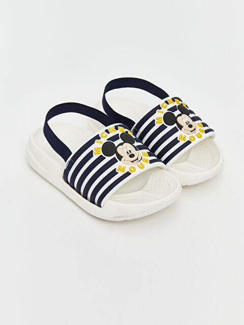 LCW STEPS Mickey Mouse Baskılı Erkek Bebek Plaj Sandaleti - S5S457Z1-Q6K