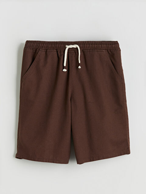 LCW Kids Beli Lastikli Keten Karışımlı Erkek Çocuk Şort - S5S468Z4-R39