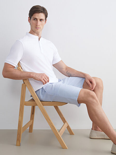 LCWAIKIKI Classic Hakim Yaka Pike Erkek Tişört - S5S503Z8-Q6K