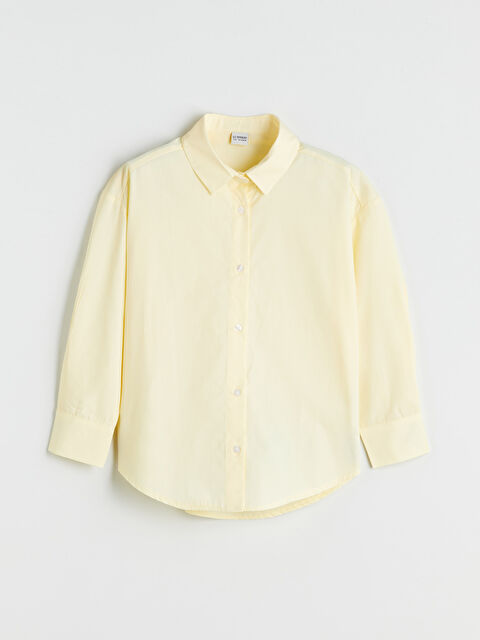 LCW Kids Basic Uzun Kollu Kız Çocuk Gömlek - S5S509Z4-DJQ