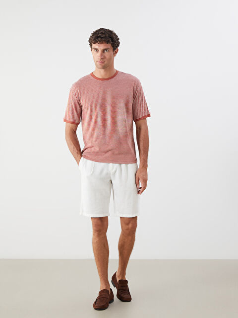 LCW Vision Standart Kalıp Keten Karışımlı Erkek Şort - S5S534Z8-R9J