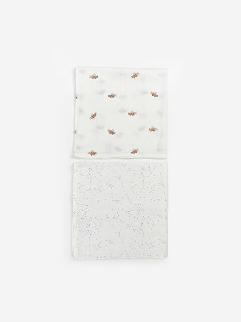 LCW ACCESSORIES Baskılı Erkek Çocuk Müslin Örtü 2'li - S5S555Z4-LXH