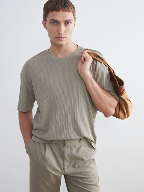 LCW Vision Bisiklet Yaka Erkek Tişört - S5S576Z8-Z4J