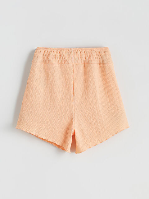 LCW Kids Beli Lastikli Basic Kız Çocuk Şort - S5S647Z4-VVW