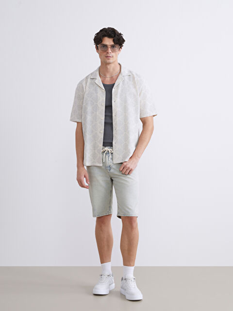 XSIDE Standart Kalıp Erkek Jean Şort - S5S684Z8-311