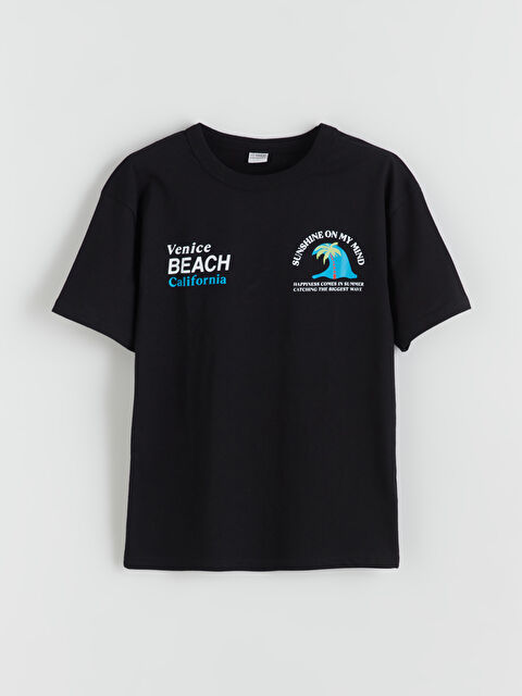 LCW Kids Bisiklet Yaka Erkek Çocuk Tişört - S5S732Z4-CVL