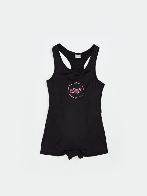 LCW Kids Hızlı Kuruyan UV Korumalı Kız Çocuk Mayo - S5S803Z4-CVL