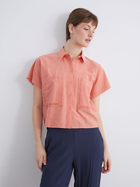 LCWAIKIKI Classic Loose Fit Kadın Gömlek - S5S854Z8-GQ1