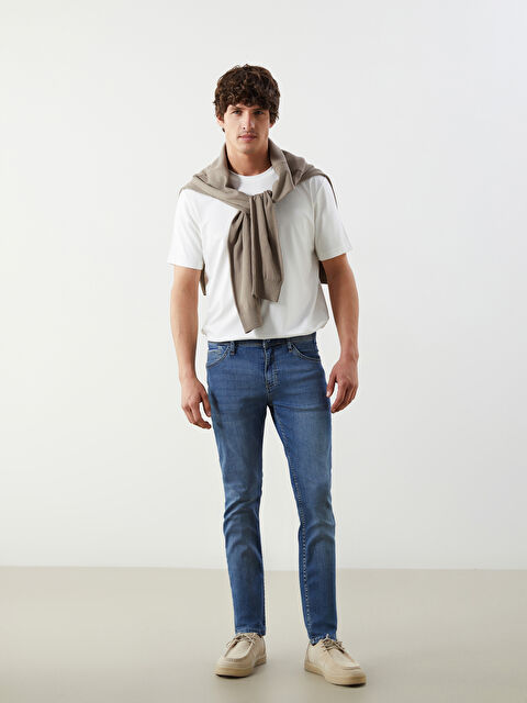 LCW Jeans 750 Slim Fit Erkek Jean Pantolon - W5K596Z8-H45