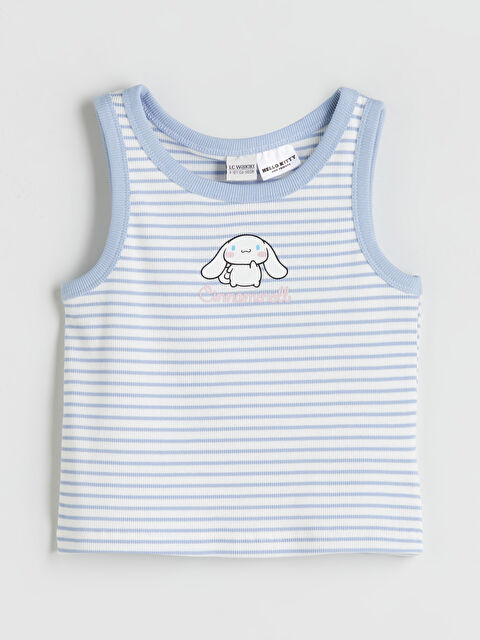 LCW Kids Bisiklet Yaka Cinnamoroll Baskılı Kız Çocuk Crop Atlet - S5S948Z4-LEN