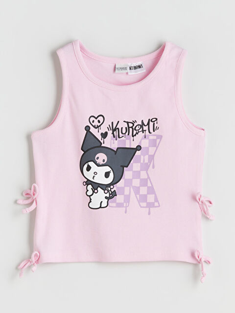 LCW Kids Bisiklet Yaka Kuromi Baskılı Kız Çocuk Crop Atlet - S5S949Z4-QXB