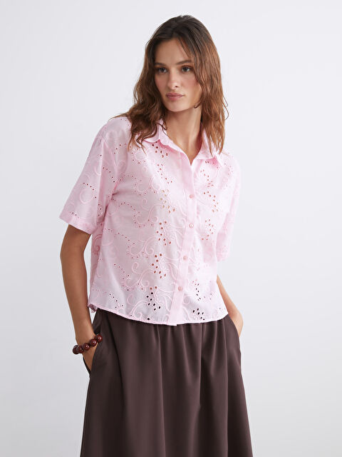 LCW Vision Ajurlu Brode Kadın Gömlek - S5SA14Z8-942